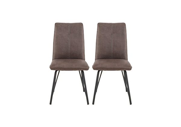 Habufa   Austin Pair of Dining Chairs   Lava