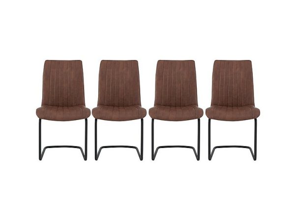 Bodahl   Terra Set of 4 Dining Chairs   Cognac