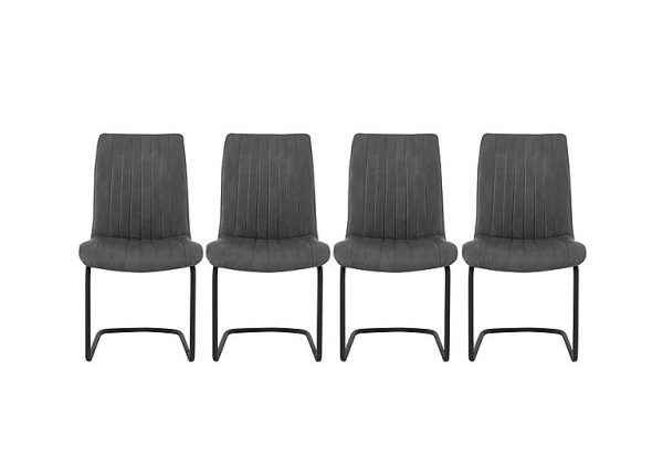 Bodahl   Terra Set of 4 Dining Chairs   Grey