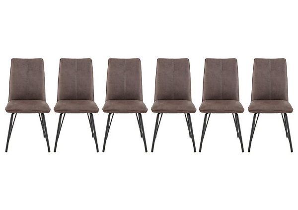 Habufa   Austin Set of 6 Dining Chairs   Lava