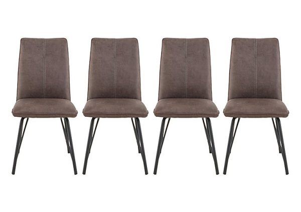 Habufa   Austin Set of 4 Dining Chairs   Lava