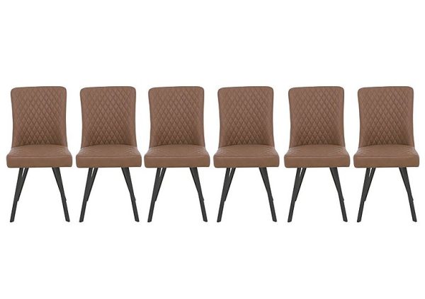 Earth Set of 6 Dining Chairs