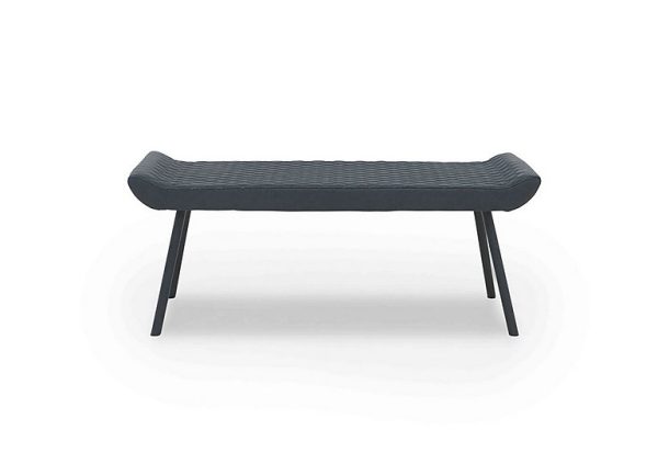 Ion Faux NC Leather Low Dining Bench