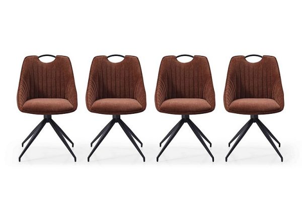 Jai Set of 4 Swivel Dining Chairs