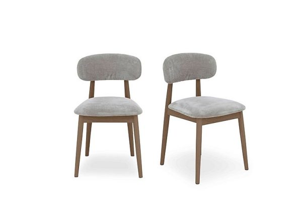 Stockholm Pair of Wooden Dining Chairs   Dark Oak