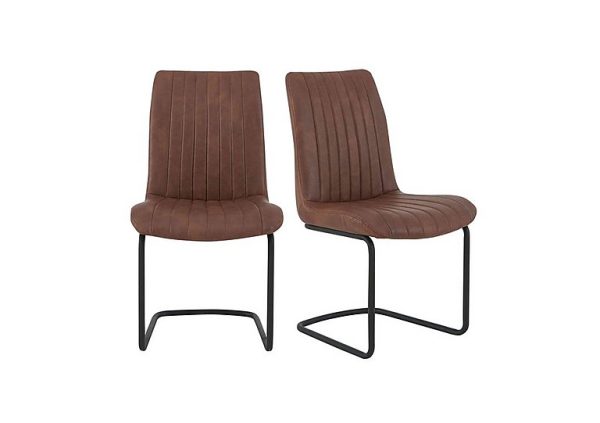 Bodahl   Terra Pair of Dining Chairs   Cognac