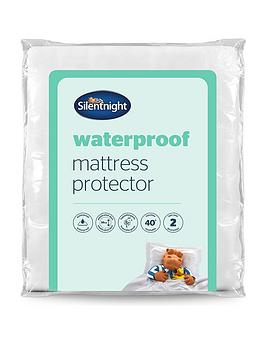 Silentnight Waterproof Mattress Protector   White