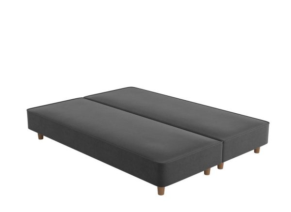 Flaxby Shallow Divan Bed Base   30 Single   Grey