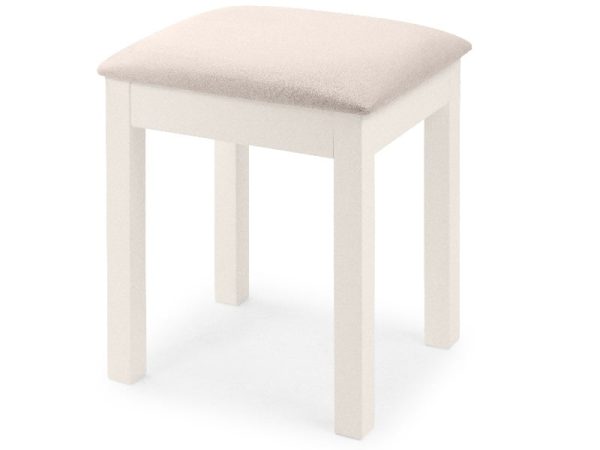 Julian Bowen Maine Dressing Stool Surf White Stool