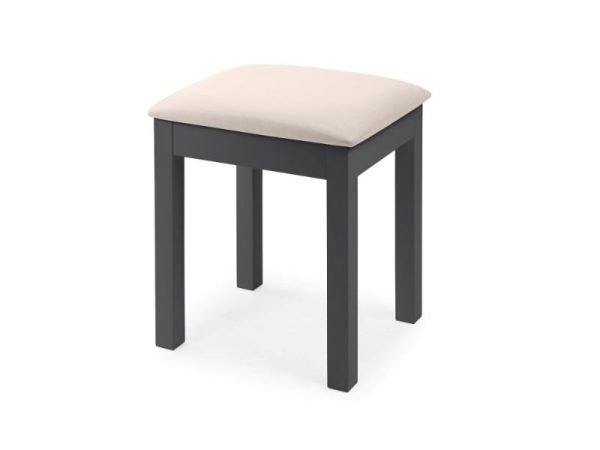 Julian Bowen Maine Dressing Stool Anthracite Stool