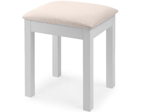 Julian Bowen Maine Dressing Stool Dove Grey Stool