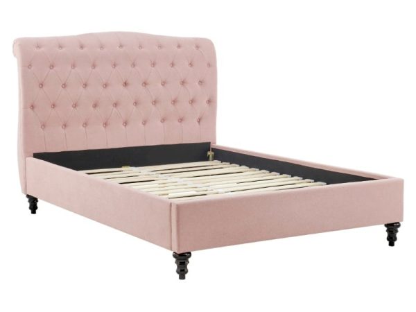 Limelight Rosa Super King Pink Fabric Bed